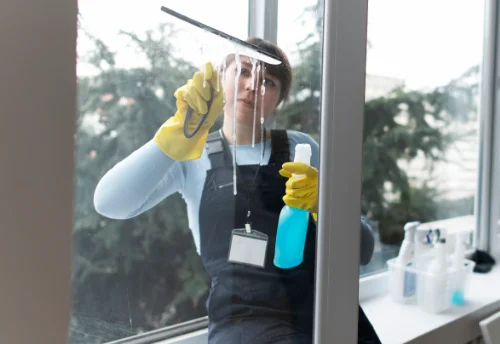 Nettoyage de vitres intérieures et extérieures à Chaudenay